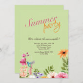 Summer Garden Kaart (Voorkant / Achterkant)