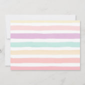 Summer Garden Latina Bautizo 1st Birthday Baptisme Kaart (Achterkant)