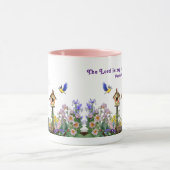 Summer Garden met bijbelbericht. Mok (Midden)