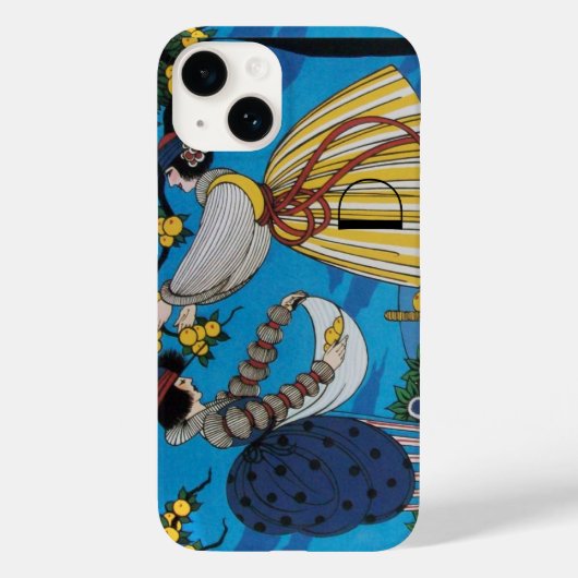 SUMMER GARDEN/MODE COSTUME DESIGNER MONOGRAM Case-Mate iPhone CASE (Achterkant)