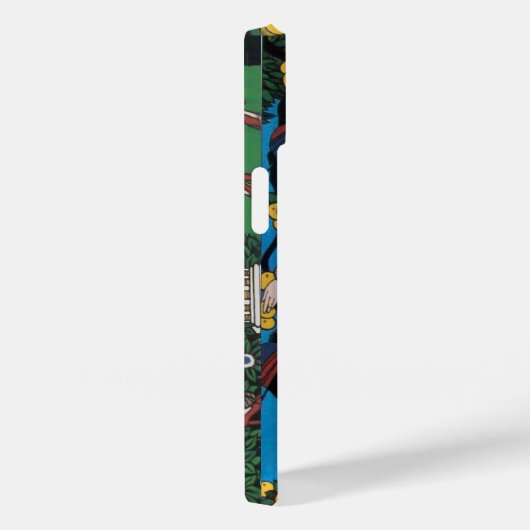 SUMMER GARDEN/MODE COSTUME DESIGNER MONOGRAM Case-Mate iPhone CASE (Achterkant / Rechts)