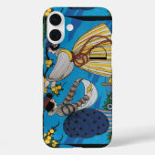 SUMMER GARDEN/MODE COSTUME DESIGNER MONOGRAM Case-Mate iPhone CASE (Achterkant)