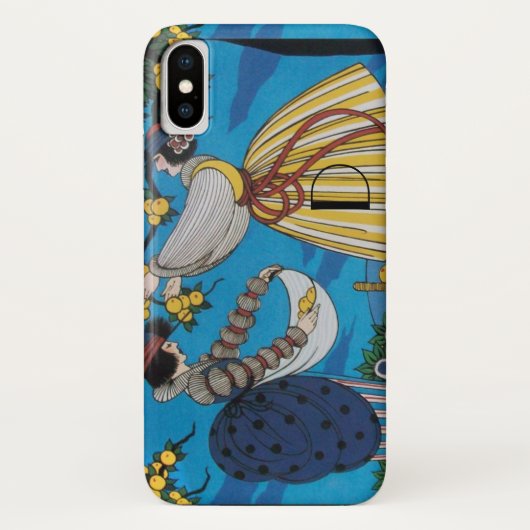 SUMMER GARDEN/MODE COSTUME DESIGNER MONOGRAM Case-Mate iPhone CASE (Achterkant)