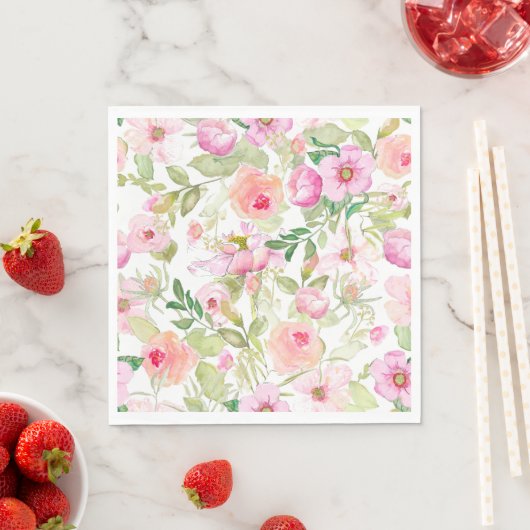 Summer Garden Paper Napkin Servet (Insitu)