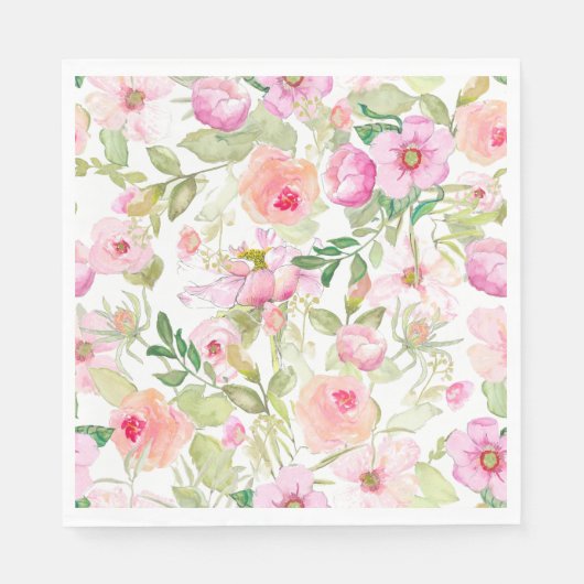 Summer Garden Paper Napkin Servet (Voorkant)
