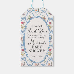 Summer Garden Party Bright Floral Baby shower Cadeaulabel