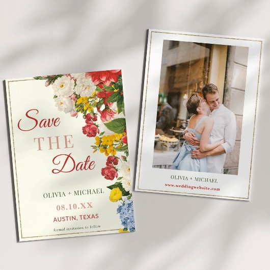 Summer Garden Rozen Save the Date