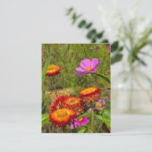 Summer Garden RSVP Kaartje (Staand voorkant)