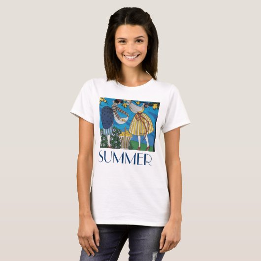 SUMMER GARDEN T-SHIRT (Voorkant volledig)