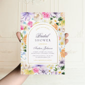 Summer Garden Tea Party Chique Bloemen Vrijgezelle Kaart