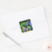 Summer Garden Vierkante Sticker (Envelop)