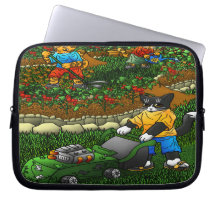 Summer Gardening Cats