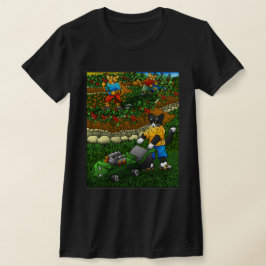 Summer Gardening Cats T-shirt
