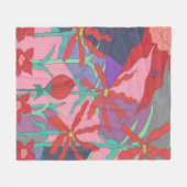 Summer Gardens at Night Fleece Deken (Voorkant (Horizontaal))