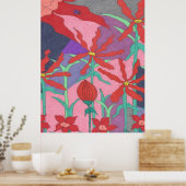 Summer Gardens at Night Poster (Keuken)