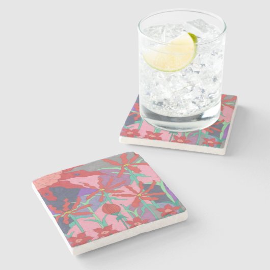 Summer Gardens at Night Stenen Onderzetter (Zijkant)