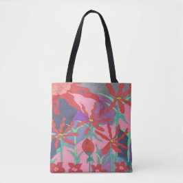 Summer Gardens at Night Tote Bag
