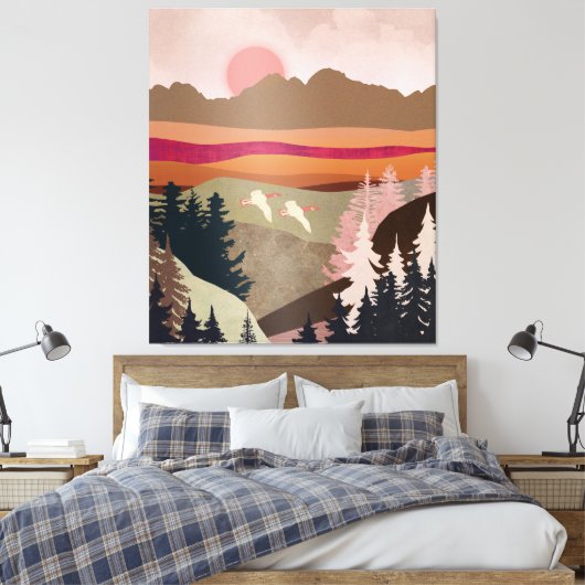 Summer Gese Canvas Afdruk (Insitu (Slaapkamer))