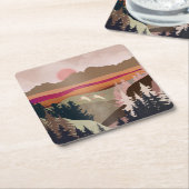 Summer Gese Kartonnen Onderzetters (Schuin)