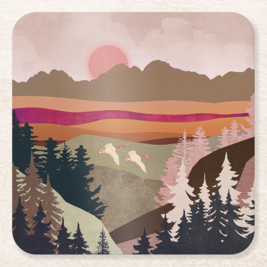 Summer Gese Kartonnen Onderzetters (Voorkant)