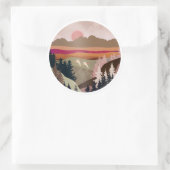 Summer Gese Ronde Sticker (Tas)