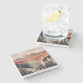 Summer Gese Stenen Onderzetter (Zijkant)