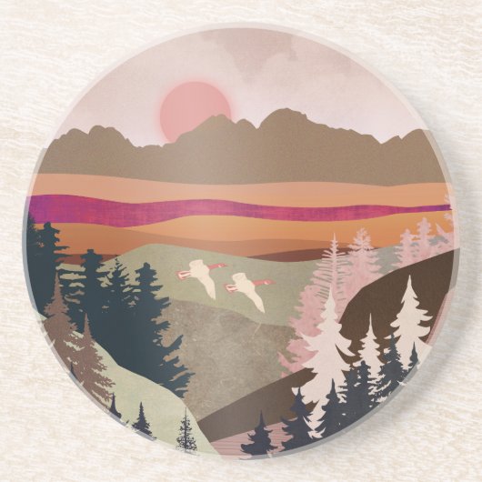 Summer Gese Zandsteen Onderzetter (Voorkant)