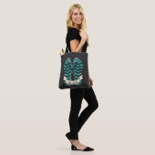Summer Getaway Beach Teenslippers gepersonaliseerd Tote Bag (Op model)