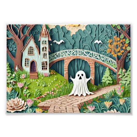 Summer Ghost Haunt Foto Afdruk (Voorkant)