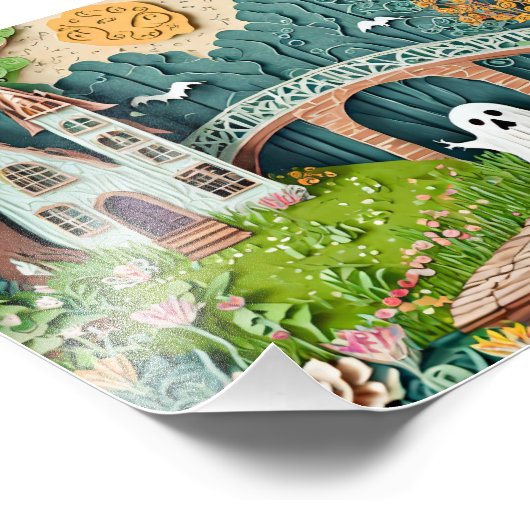 Summer Ghost Haunt Foto Afdruk (Hoek)