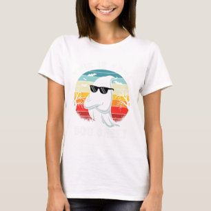 Summer Ghost Waterverf Schattigee geest met Flamin T-shirt