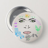 Summer Girl Button (Voorkant /achterkant)