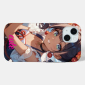 summer girl Case-Mate iPhone case (Achterkant (horizontaal))