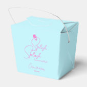 Summer Girl Mermaid Simple Modern Bedankdoosjes (Achterkant)