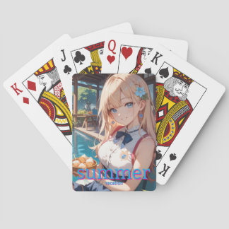 summer Girl Pokerkaarten