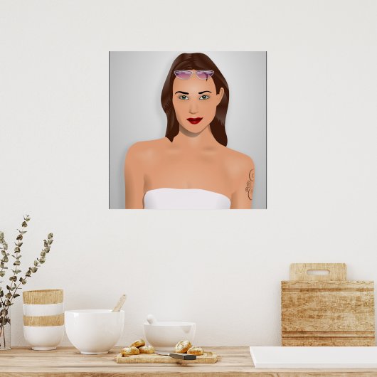 SUMMER GIRL POSTER (Keuken)