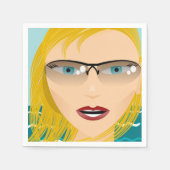 SUMMER GIRL SERVETTEN (Voorkant)