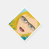 SUMMER GIRL SERVETTEN (Hoek)