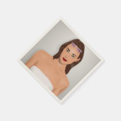 SUMMER GIRL SERVETTEN (Hoek)