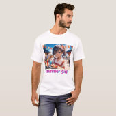 summer girl t-shirt (Voorkant volledig)