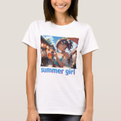 summer girl t-shirt (Voorkant)