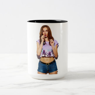 Summer Glamour Girl Coffee Mok