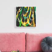 Summer Glow in the Night Canvas Afdruk (Insitu (Woonkamer))