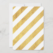 Summer Gold Flamingo Pineapple Bachelorette Party Kaart (Achterkant)