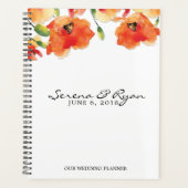 Summer Golden Poppy Wedding Planner (Voorkant)