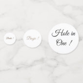 Summer Golf Sports Birthday Confetti (Achterkanten)