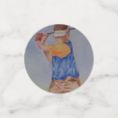 Summer Golf Sports Birthday Confetti (Kleine voorkant)