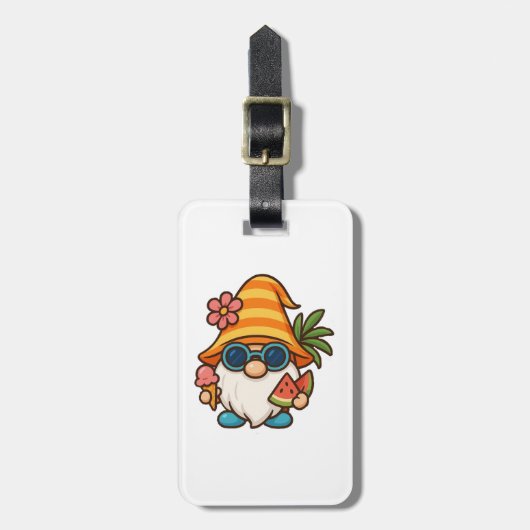 Summer Gonk Bagagelabel (Voorkant verticaal)