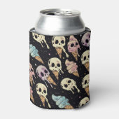 Summer Gothic schedels Ice Cream Spooky Blikjeskoeler (Blikje Voorkant)