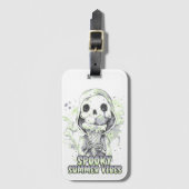 Summer gothic Spooky Summer Vibes Bagagelabel (Voorkant (verticaal))